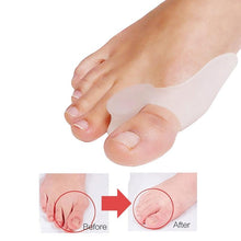 Load image into Gallery viewer, 1Pair Silicone Toes Separator Bunion Bone Corrector