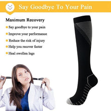 Load image into Gallery viewer, Men Women Knee High/Long Compression Socks