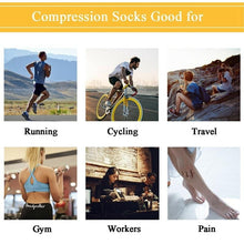 Load image into Gallery viewer, Men Women Knee High/Long Compression Socks