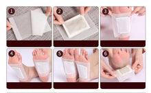Load image into Gallery viewer, 10 Tablets Detox Foot Patch Set Bamboo Vinegar Essence