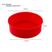 Load image into Gallery viewer, Silicone Cake Mold Round & Rectangular Shapes