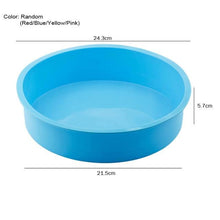 Load image into Gallery viewer, Silicone Cake Mold Round & Rectangular Shapes