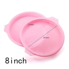 Load image into Gallery viewer, Silicone Cake Mold Round & Rectangular Shapes