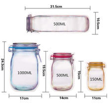 Load image into Gallery viewer, Reusable Mason Jar Bags