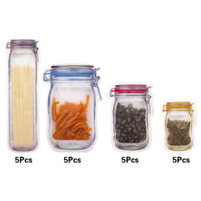 Load image into Gallery viewer, Reusable Mason Jar Bags
