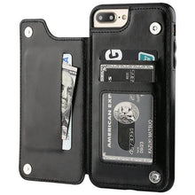 Load image into Gallery viewer, Flip Leather Wallet Case For iPhones