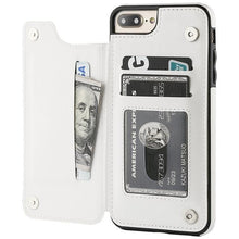 Load image into Gallery viewer, Flip Leather Wallet Case For iPhones