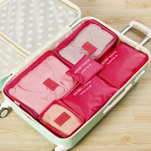 Load image into Gallery viewer, 6Pcs Portable Luggage Organizer Travel Waterproof Bags