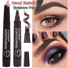 Load image into Gallery viewer, Microblading Eyebrow Pen Fork Tip Fine Waterproof