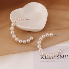 Load image into Gallery viewer, Multilayer Strand Simulated Pearl Necklace and Earrings Set