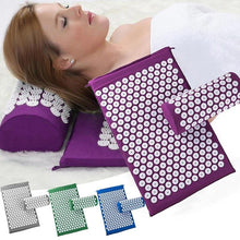 Load image into Gallery viewer, Acupressure Mat & Pillow Massage Set
