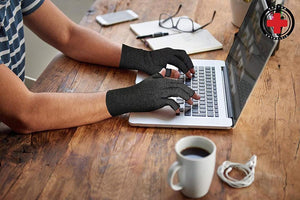 1 Pair Adult Rheumatoid Arthritis Compression Hand Glove