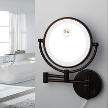 Load image into Gallery viewer, Makeup Mirrors LED Wall Mounted Double Side
