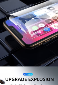 3Pcs Full Cover Tempered Glass For iPhone