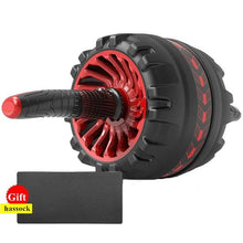 Charger l'image dans la galerie, Roller&amp;Jump Rope No Noise Abdominal Wheel Ab Roller with Mat  For Exercise Fitness Equipment Accessories Body Building
