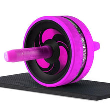 Charger l'image dans la galerie, Roller&amp;Jump Rope No Noise Abdominal Wheel Ab Roller with Mat  For Exercise Fitness Equipment Accessories Body Building
