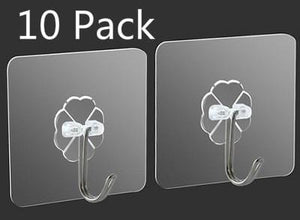 Strong Transparent Self Adhesive Sucker Wall Hooks
