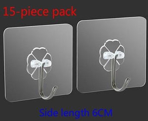 Strong Transparent Self Adhesive Sucker Wall Hooks